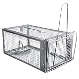 Gingbau Live Chipmunk Trap Humane Mouse Rat Cage Trap for Indoors and Outdoors