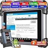 Autel MaxiSYS Elite 2 PRO Scanner, 2025 Elite II PRO [2-Year Update $2590], J2534 ECU Programming Coding as Ultra MS919 MS909 Up of MK908P, Motor TruSpeed, 40+ Service, 3000+ Bidirectional, CANFD DoIP