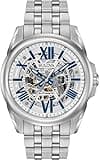 Bulova Men's Classic Sutton 3-Hand 21-Jewel Automatic Watch, 42 Hour Power Reserve, Skeleton Dial, Luminous Hands, 100M Water Resistant, 43mm