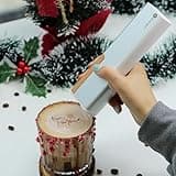 EVEBOT Handheld Food PrintPen Portable Mini Coffee PrintPen Latte Art Macaron Cookie DIY Design PrintPen, Christmas Gifts Bluetooth 4.2-1PCS Brown Color
