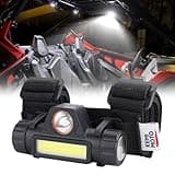 KEMIMOTO UTV Dome Light Roll Bar Cage Mount Interior Lights Compatible with Polaris RZR Can Am Talon Kawasaki Golf Cart Boat Off-Road-Work for 1.5 in-2.0 in Ironwork 1-Pack