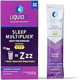 Liquid I.V.® Hydration Multiplier® +Sleep - Blueberry Lavender - Electrolyte Powder Drink Mix Packets | Convenient Single-Serving Sticks | Non-GMO | 10 Servings (Pack of 1)