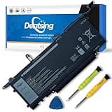 Dentsing NF2MW Laptop Battery Replace for Dell Latitude 7400 2-in-1 Latitude 14 9410 2-in-1 Series Notebook 7146W 085XM8 08W3YY 0C76H7 C76H7 G8F6M 0G8F6M 02K0CK DJ5GG P110G P110G001 7.6V 52Wh 6500mAh