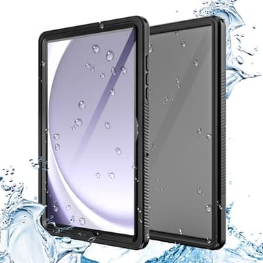 Lunivop Tablet Case Waterproof for Samsung Galaxy Tab A9 Plus Case 11 Inch 2023 Rugged with Built-in Screen Protector Armor Protective for Galaxy Tab A9+ [SM-X210/X216/X218] Black