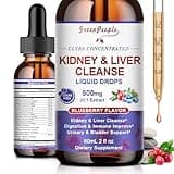 GREENPEOPLE 2 Pack Kidney Cleanse Detox & Repair Drops - Cranberry 20:1 Extract & Chanca Piedra for Urinary Tract & Kidney - 27-in-1 Vegan Kidney Support Supplement - Vegan Non-GMO