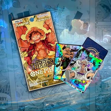 One Piece Booster Pack (1 PRB-01 Booster Pack) with Holographic Sleeves (Japanese Edition)