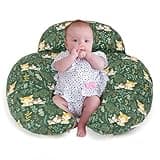 Nursing Pillow for Breastfeeding, Animal Patterns Removable Cotton Cover, Support for Mom and Baby, Plus Size Ergonomic Design Breastfeeding Pillows, Machine Washable, Green