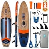 Niphean (Extra Large) Inflatable Paddle Board, SUP for 2+1 People/Family, Stand Up Paddle Board with (Beginner Friendly) Balanced Wing, Waterproof Phone Pouch, Paddle Boards for Adults, Gift Ideas