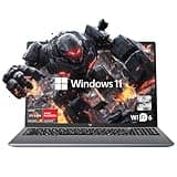 2025 Gaming Laptop, Laptop with AMD Ryzen 7 5700U (8C/16T, Up to 4.3GHz), 16GB RAM 512GB NVMe SSD Laptop Computer, Radeon RX Vega 8 Graphics, 16.1-inch FHD Display, WiFi 6, 53Wh Battery, Backlit KB