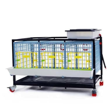 Hatching Time Grow Out Pen - 1 Layer H:15" (Power-Washable, Durable, ABS Plastic) | Cimuka