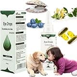 VEZE Eye Drops for Dogs, Dog Eye Drops & Cats, Gentle Dog Eye Infection Treatment, Relieves Dog Eye discomfort，Dog Eye Wash Relief Allergies Symptoms and Help Tear Stain Remover.