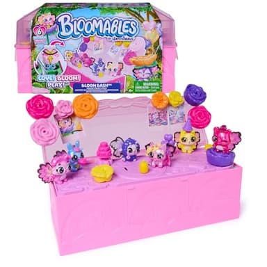 Hatchimals Bloomables, Bloom Bash Collectibles Pack with 6 Surprise Blind Box Characters, Over 15 Accessories, Terrarium & Dance Floor, Kids Toys for Girls & Boys Ages 4 and up