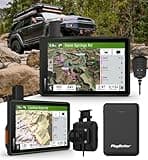 Garmin Tread SxS 8” Powersport Navigator with Group Ride Radio Bundle - High-Performance Off-Road GPS ATV Navigator, Touchscreen Display - Includes PlayBetter 5000mAh Portable Charger