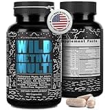 Wild Methylated Multivitamin for Women & Men | Daily Multi Vitamin | MTHFR Supplement Without Iron | Methylated B12, Folate, Vitamin C, A, K2, D, E, Choline, Biotin, ALA, CoQ10 & More (60 Capsules)
