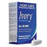 Ivory Caps Ivory Complete ALL-IN-ONE Advanced Glutathione/Vitamin C Supplement with Alpha Lipoic Acid, Bearberry Extract and Green Tea Extract