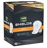 DependsMen Incontinence Shields/Pads Light Absorbency - 1 Box