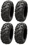 Full set of ITP Blackwater Evolution 28x10-12 ATV Tires (4)