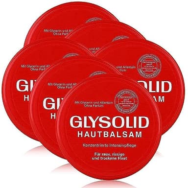 6 Glysolid Glycerin Cream for Skin Jar 3.38 Oz