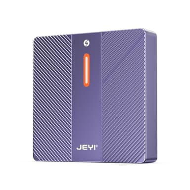 JEYI 4-Bay NVMe RAID Enclosure with Turbo Fan, Compatible with Thunderbolt 4/3 40Gbps, Compatible with Mac/Windows, Individual & RAID Modes, Max 32TB