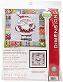 Dimensions Needlepoint Kit, Patterned Santa Claus Christmas Needlepoint, 14'' x 14''