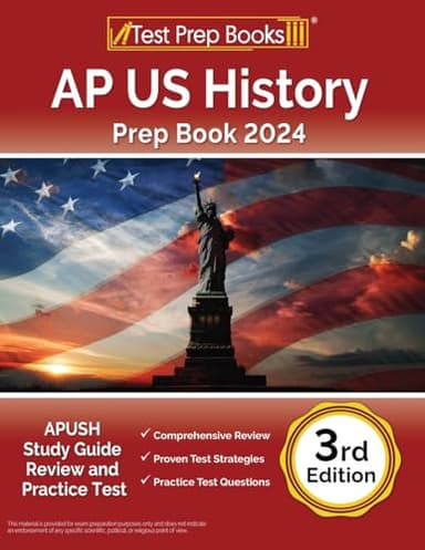 AP US History Prep Book 2024: APUSH Study Guide Review and Practice Test: [3rd Edition]