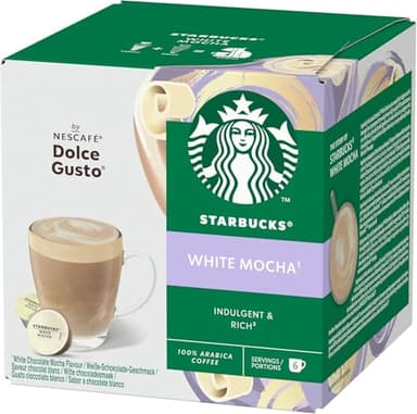NESCAFÉ Dolce Gusto Starbucks White Mocha Coffee Pods x12 (Pack of 1)