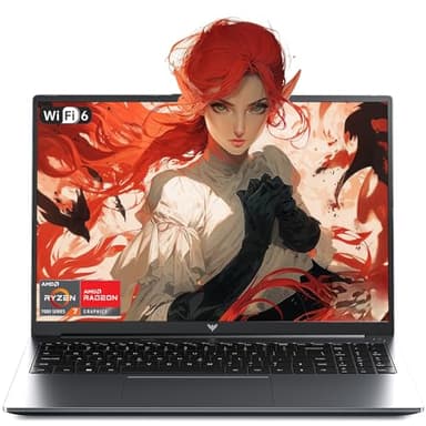 Gaming Laptop with AMD Ryzen7 7730U 8-core Processor（Up to 4.5GHz),16GB DDR4 RAM 512GB SSD, AMD Radeon Graphics,WiFi 6,15.6 inch IPS Display,Webcam, Windows 11 Laptop Computer for Video Editing