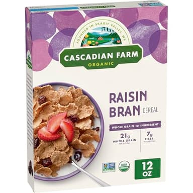 Cascadian Farm, Organic Raisin Bran, 12 oz
