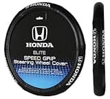 Plasticolor 006732I01 Elite Series Speed Grip 'Honda' Steering Wheel Cover , black