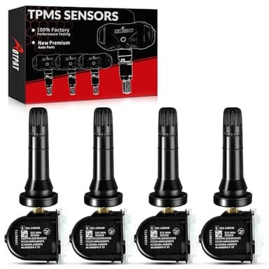 AOTPAT Pre-Programmed TPMS Sensor 315Mhz for:-Chevy Tahoe 2007-2020, Impala 2006-2020, Express 2008-2022, Silverado 2007-2016, Suburban Equinox Avalanche, for:-GMC Yukon 2007-2020, OE#13598771 (4Pcs)