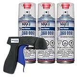 Spraymax 2K Clear Coat Aerosol Spray Cans - 3 Pack - High Gloss Automotive Clear Coat for Car Repair and New Paint Jobs - Two Stage Clear Coat - Professional Results - With Master Aerosol Trigger