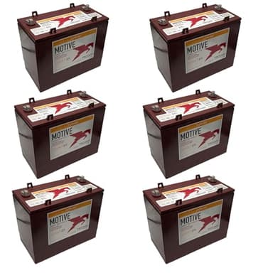 Trojan T875-AES 8V Advanced Energy Storage Deep-Cycle Battery, Renewable Energy, Off-Grid, Industrial Use (Pack of 6)