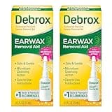Debrox Ear Wax Removal Drops, Gentle Microfoam Ear Wax Remover, 0.5 Fl Oz, 2 Pack