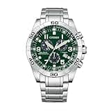 Citizen Men's Eco-Drive Sport Casual Brycen Chronograph Watch, Super Titanium™, Perpetual Calendar, Tachymeter 12/24 Hour Time, Alarm, Date