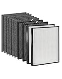 10 Pack 3000 Replacement Filters Compatible with 3000,3000M,3000 Pro Air Purifier, 2 Filter, 2 Activated Carbn & 6 Extra Carbn Pre-filters(2+2+6), 3000 Accessory, NOT for 3500