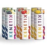 KENETIK Nootropic Ketone Drink, Ketones for Energy & Focus, Caffeine & Sugar Free, High Performance D-BHB Ketone Mix, Fuel w/Zero Crash or Jitters, Ready to Drink - Variety 6 Pk