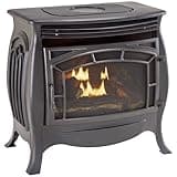 Duluth Forge Dual Fuel Ventless Gas Stove - Model FDSR25, Matte Finish, Remote Control