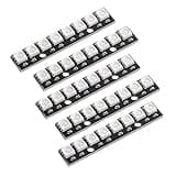 Sparkleiot 8 Bits WS2812 RGB LED Stick 8 X WS2812B 5050 Full Color RGB LED Module Built-in Drivers for Arduino Raspberry Pi ESP32 Shopping Mall Home Decoration Lighting Pack of 5pcs