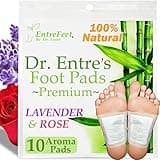 Dr. Entre's Foot Pads: Premium Foot Pads to Feel Better, Sleep Better & Relieve Stress | Effective Organic Lavender & Rose Foot Patches | 10 Pack
