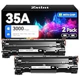 35A Black Toner Cartridge 2-Pack Replacement for HP 35A CB435A Compatible with HP Laserjet P1005 P1006 P1007 P1008 P1009 P1002 P1003 P1102w P1109w Pro MFP M1212nf M1217nfw M1522nf M1120 P1505 Printer