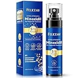 5% Minoxidil for Men and Women Hair Growth, Minoxidil Spray For Beard Growth Serum, Combat Hair Thinning and Loss, Strengthen Regrowth Treatment 3.38 Fl Oz