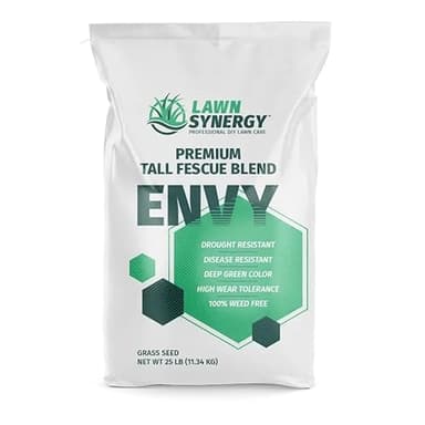 Envy Turf Type Tall Fescue Grass Seed (50 lbs.) - 100% Weed Free - Drought Tolerant - Non-Returnable