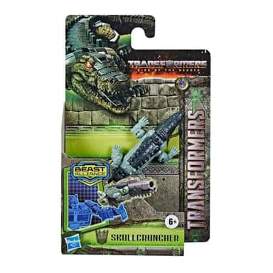 Transformers Toys Rise of the Beasts Movie, Beast Alliance, Beast Battle Masters Skullcruncher Action Figure - Ages 6 and Up, 3-inch