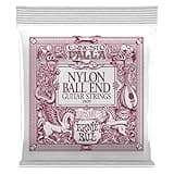 Ernie Ball 2409 Ernesto Palla Nylon Black and Gold Classical Ball End Set , Black & Gold Ball End (28-42)