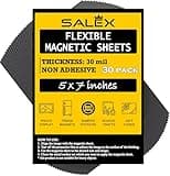 Magnetic Sheets 5" x 7" Non Adhesive 30 mil 30 Pack for Dies Storage - Flexible Blank Magnet Sheet 5x7 Inches Set for Crafts, DIY, Sign Making, to Make Dots, Square Magnets, Circles, Strips, Tape