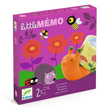 Toddler Memory Game by DJeco – Little Memo Garden Animal Matching Game (Ages 2+) – Educational Preschool Toy for Observation, Focus & Visual Memory Skills