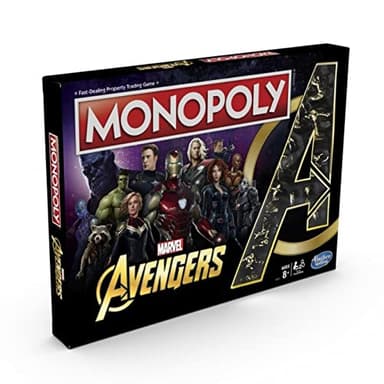 Hasbro Gaming Monopoly: Marvel Avengers Edition Board Game, Ages 8 and Up