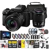 Panasonic Lumix S5 IIX Mirrorless Camera with 20-60mm and 50mm Lenses Kit (DCS5M2XW/W) + 4K Monitor + 2 x 64GB Memory Card + Filter Kit + Color Filter Kit + Corel Photo Software + More