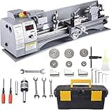 VEVOR Metal Lathe, 8.26"x31.5" Lathe Machine, 2500 RPM Variable Speed Change 850W Brushless Motor Precision Lathe Milling Machine for Various Metal Turning Working
