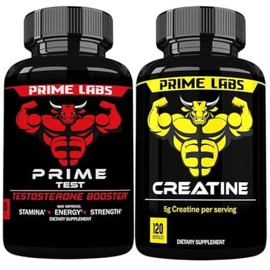 Prime Labs Prime Test + Creatine Capsules